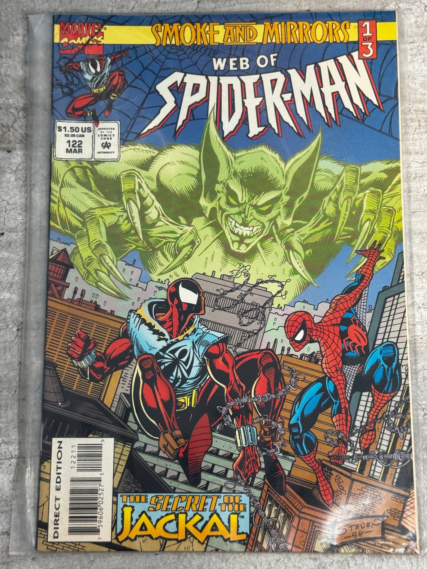 1995 - Web of Spider-Man, Vol. 1 #122 Var. B - Part 1: The Call - NM- - ENG 1