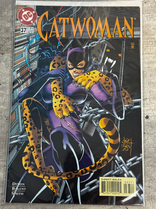 1996 - Catwoman, Vol. 2 #37 Var. A - Fang And Claw - NM+ - ENG 1