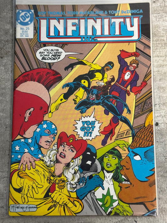 1986 - Infinity Inc., Vol. 1 #25 - Business As Usual... - NM- - ENG 1