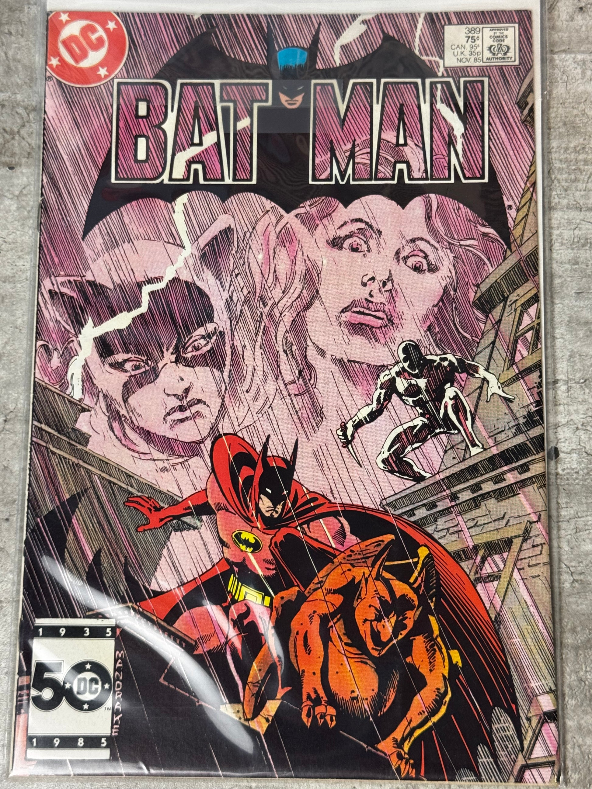 1985 - Batman, Vol. 1 #389 Var. A - Red Skies - NM - ENG 1