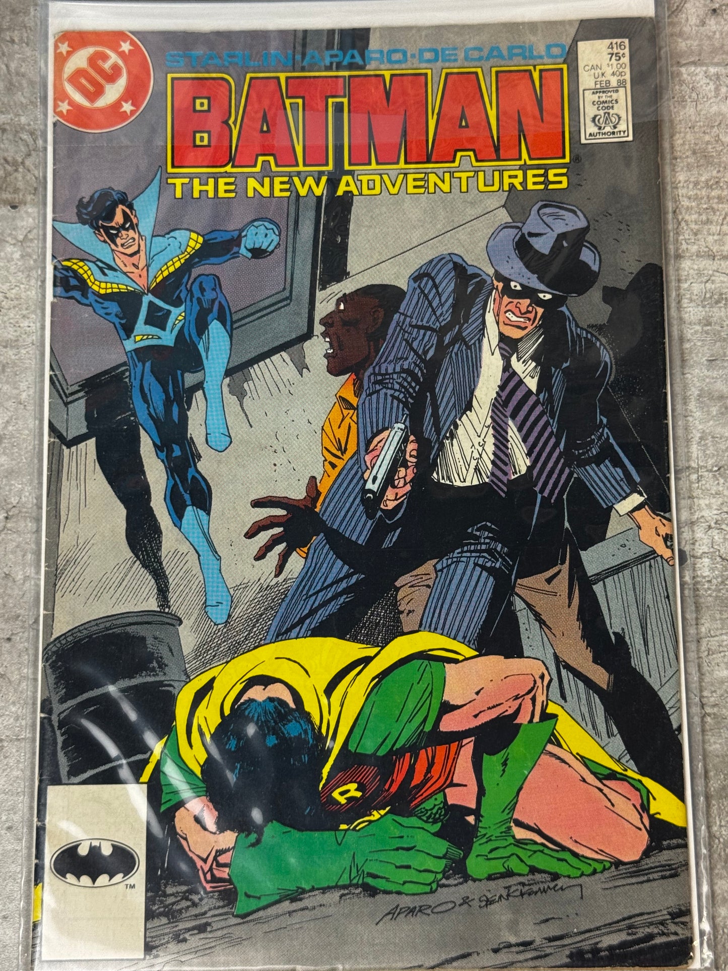 1987 - Batman, Vol. 1 #416 Var. A - White Gold and Truth - NM - ENG 1