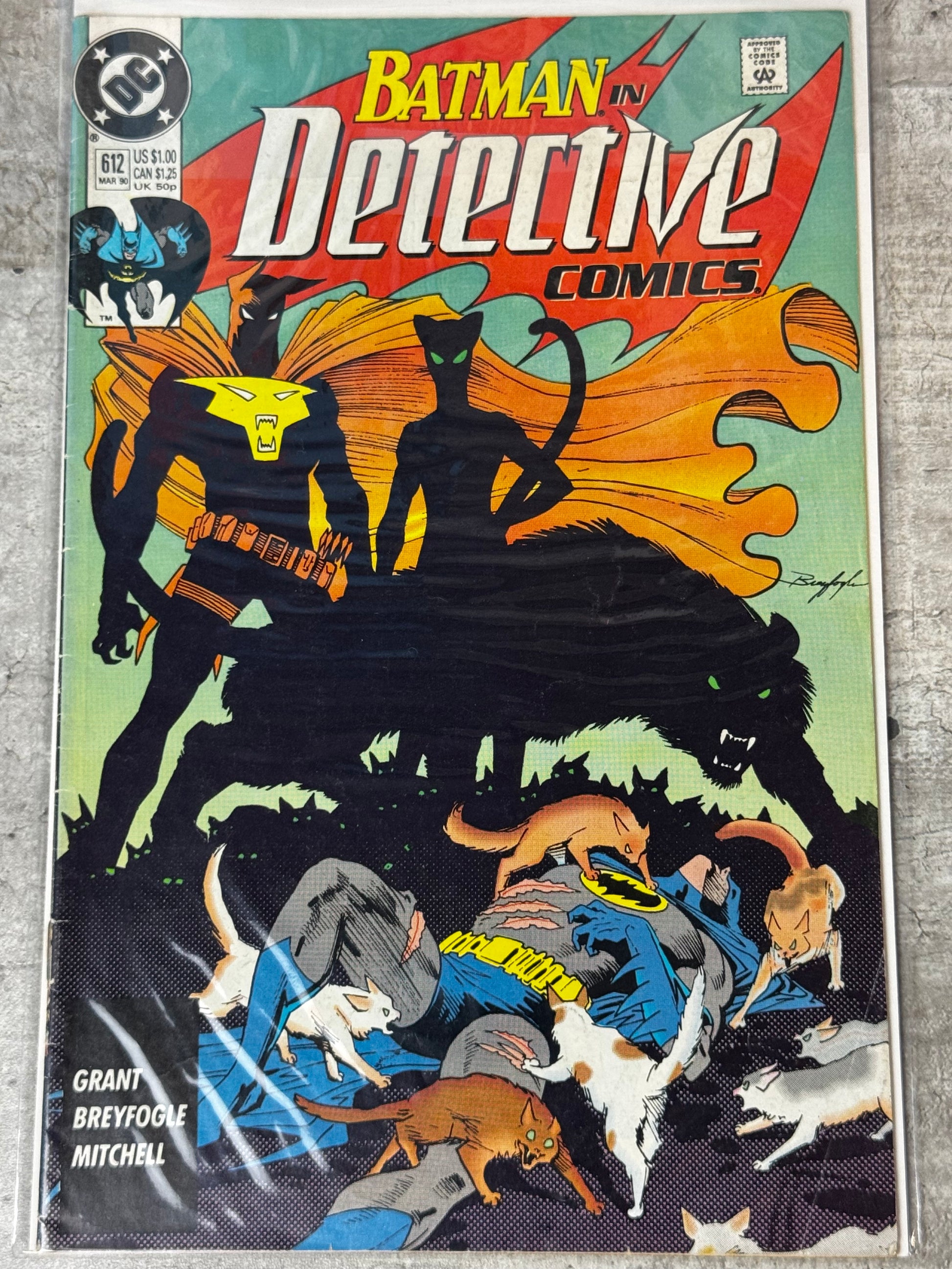 1990 - Detective Comics, Vol. 1 #612 Var. A - Cats - NM - ENG 1