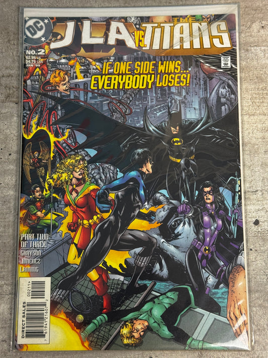 1998 - JLA / Titans #2 Var. A - The Generation Gap - NM+ - ENG 1