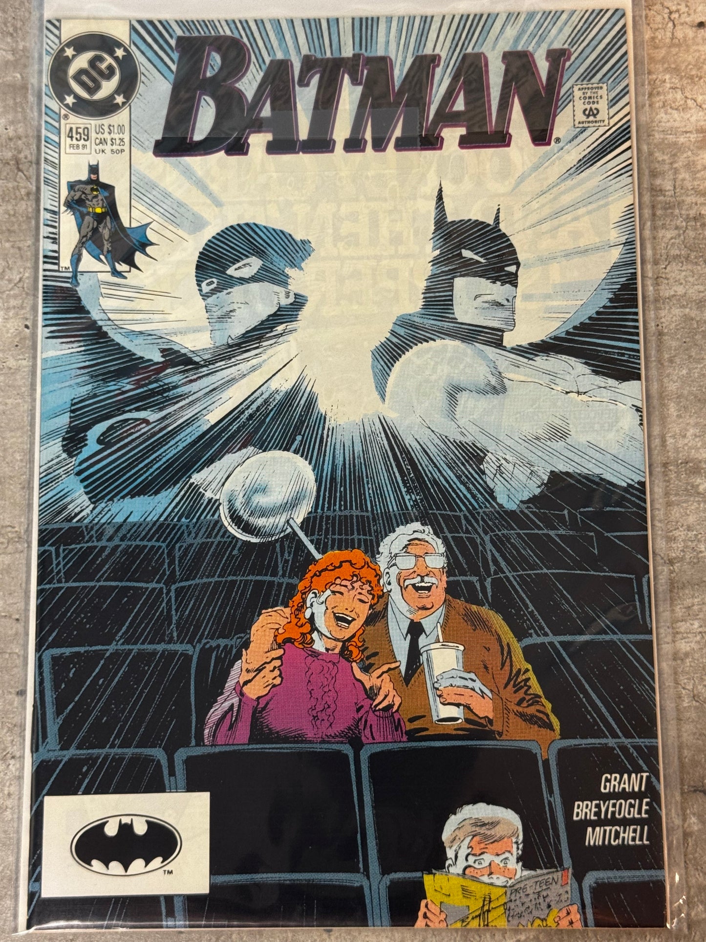 1990 - Batman, Vol. 1 #459 Var. A - Saturday Night At The Movies - NM - ENG 1