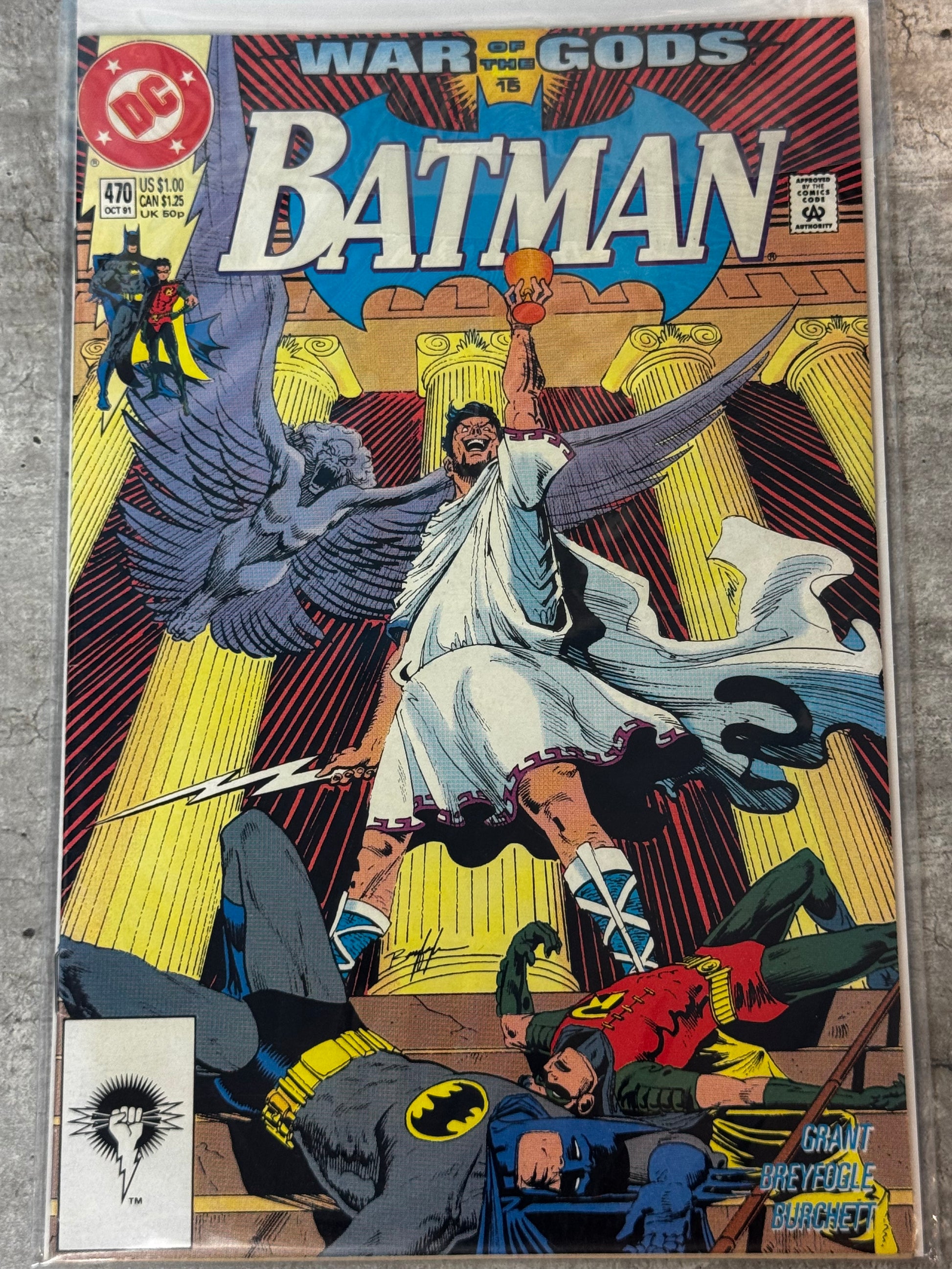 1991 - Batman, Vol. 1 #470 Var. A - Part 15: Of Gods And Men - NM - ENG 1