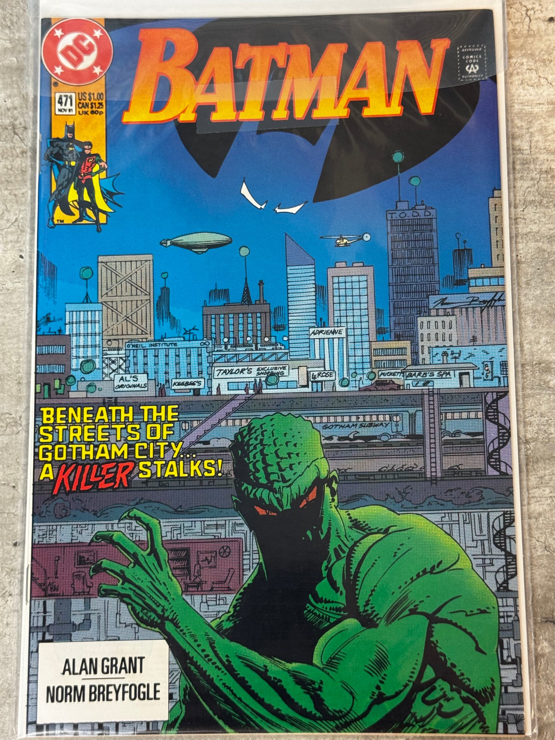 1991 - Batman, Vol. 1 #471 Var. A - Requiem For A Killer - NM - ENG 1