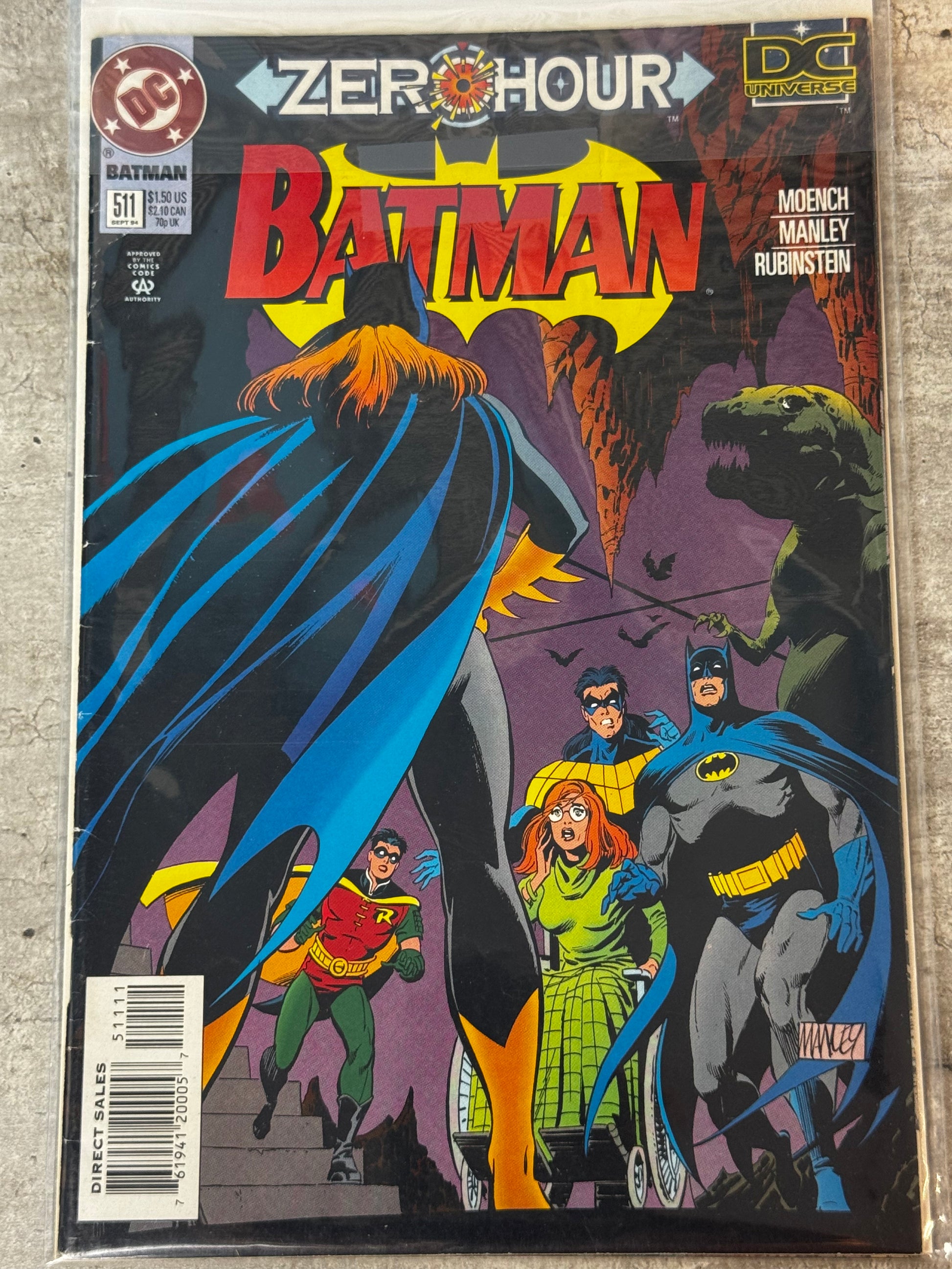 1994 - Batman, Vol. 1 #511 Var. A - The Night Before Zero - NM - ENG 1