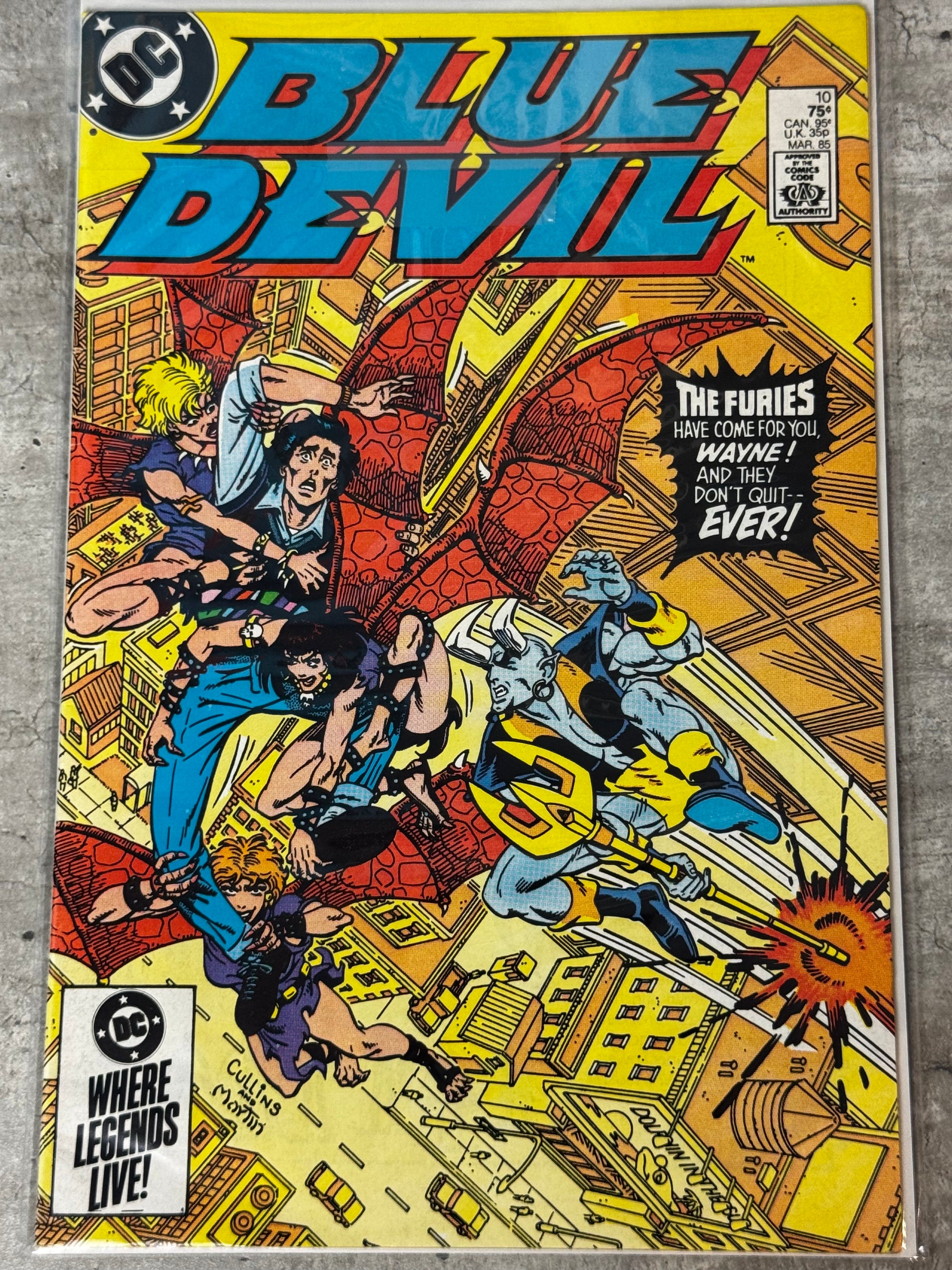1985 - Blue Devil #10 Var. A - Hell Hath No Furies... - NM- - ENG 1