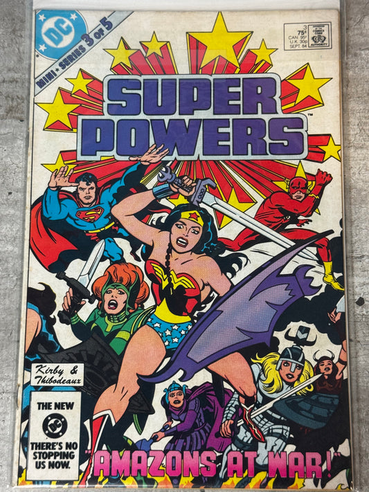 1984 - Super Powers, Vol. 1 #3 Var. A - Amazons at War - NM- - ENG 1