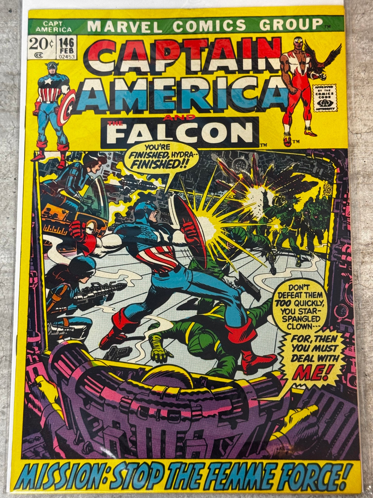 1972 - Captain America, Vol. 1 #146 - VF/NM - ENG 1