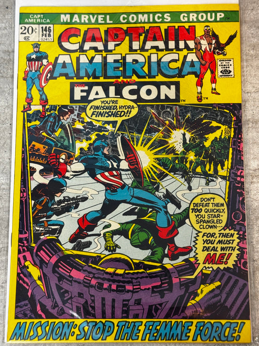 1972 - Captain America, Vol. 1 #146 - VF/NM - ENG 1