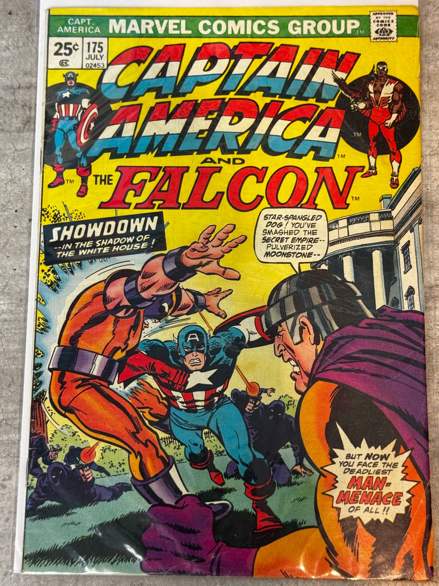 1974 - Captain America, Vol. 1 #175 - ... Before the Dawn! - VF/NM - ENG 1