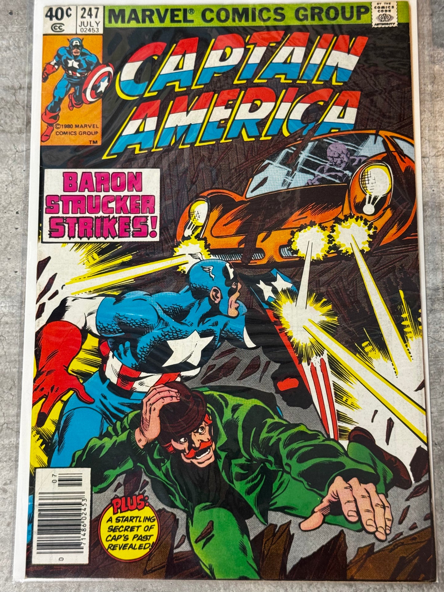 1980 - Captain America, Vol. 1 #247 Var. B - VF/NM - ENG 1