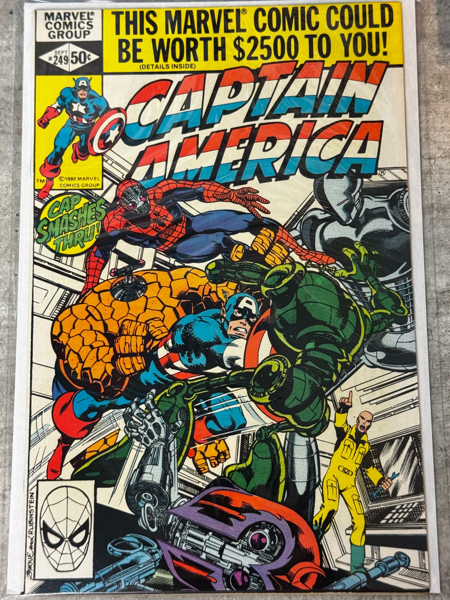 1980 - Captain America, Vol. 1 #249 Var. A - VF/NM - ENG 1