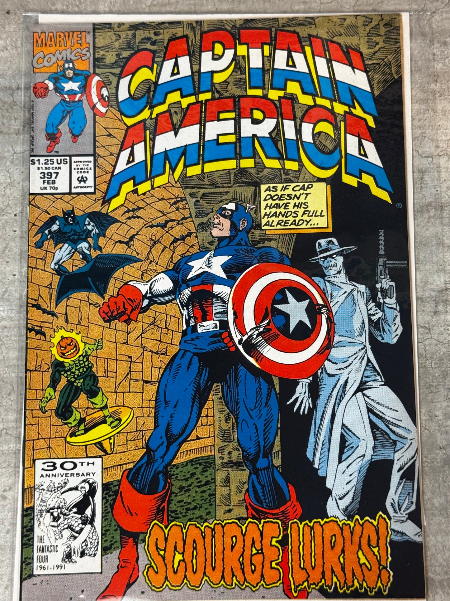 1991 - Captain America, Vol. 1 #397 Var. A - VF/NM - ENG 1