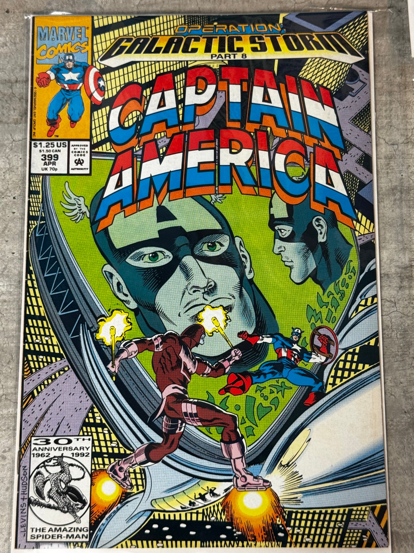 1992 - Captain America, Vol. 1 #399 Var. A - VF/NM - ENG 1