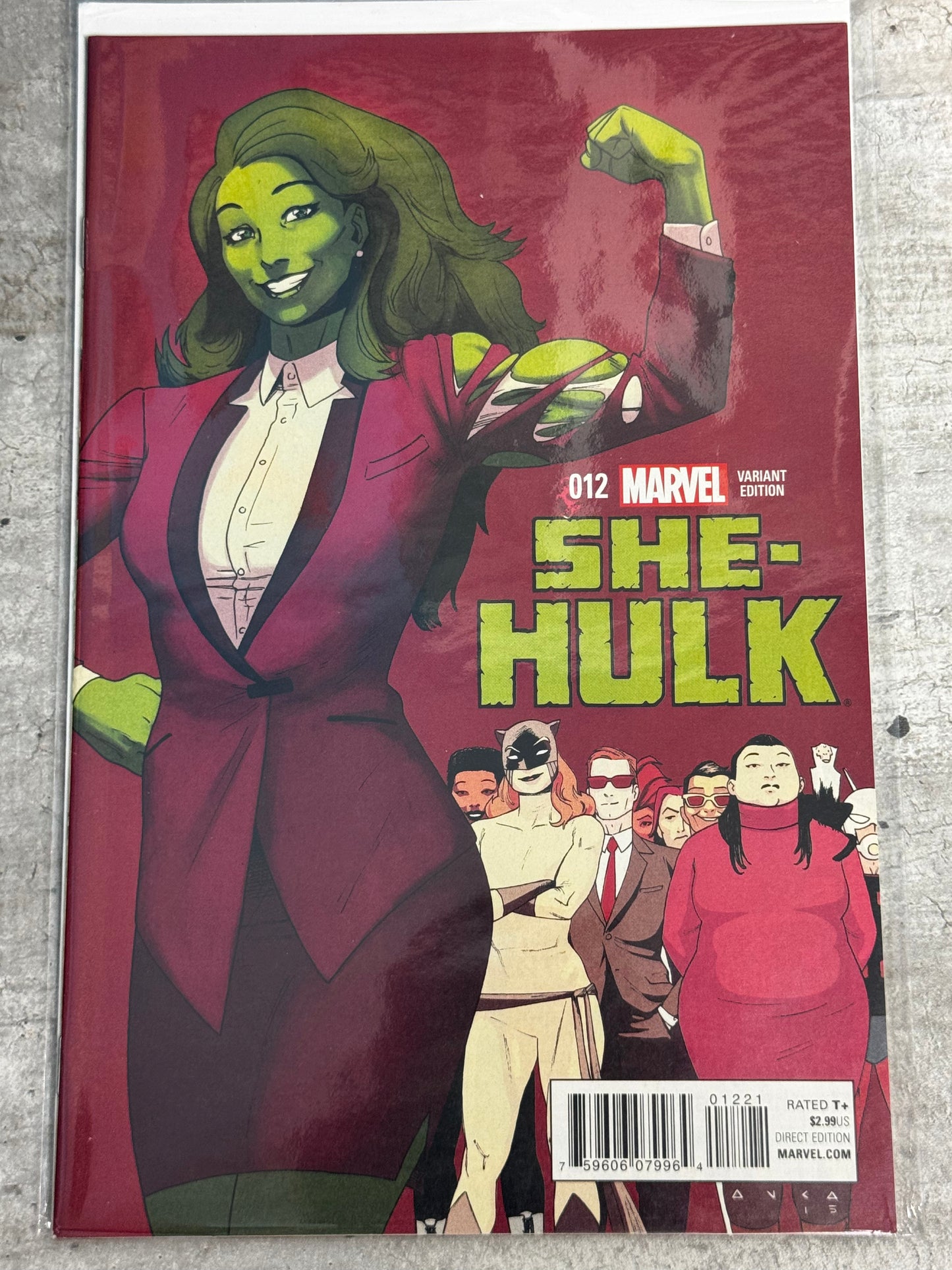 2015 - She-Hulk, Vol. 3 #12 Var. B - Final Verdict - NM/M - ENG 1