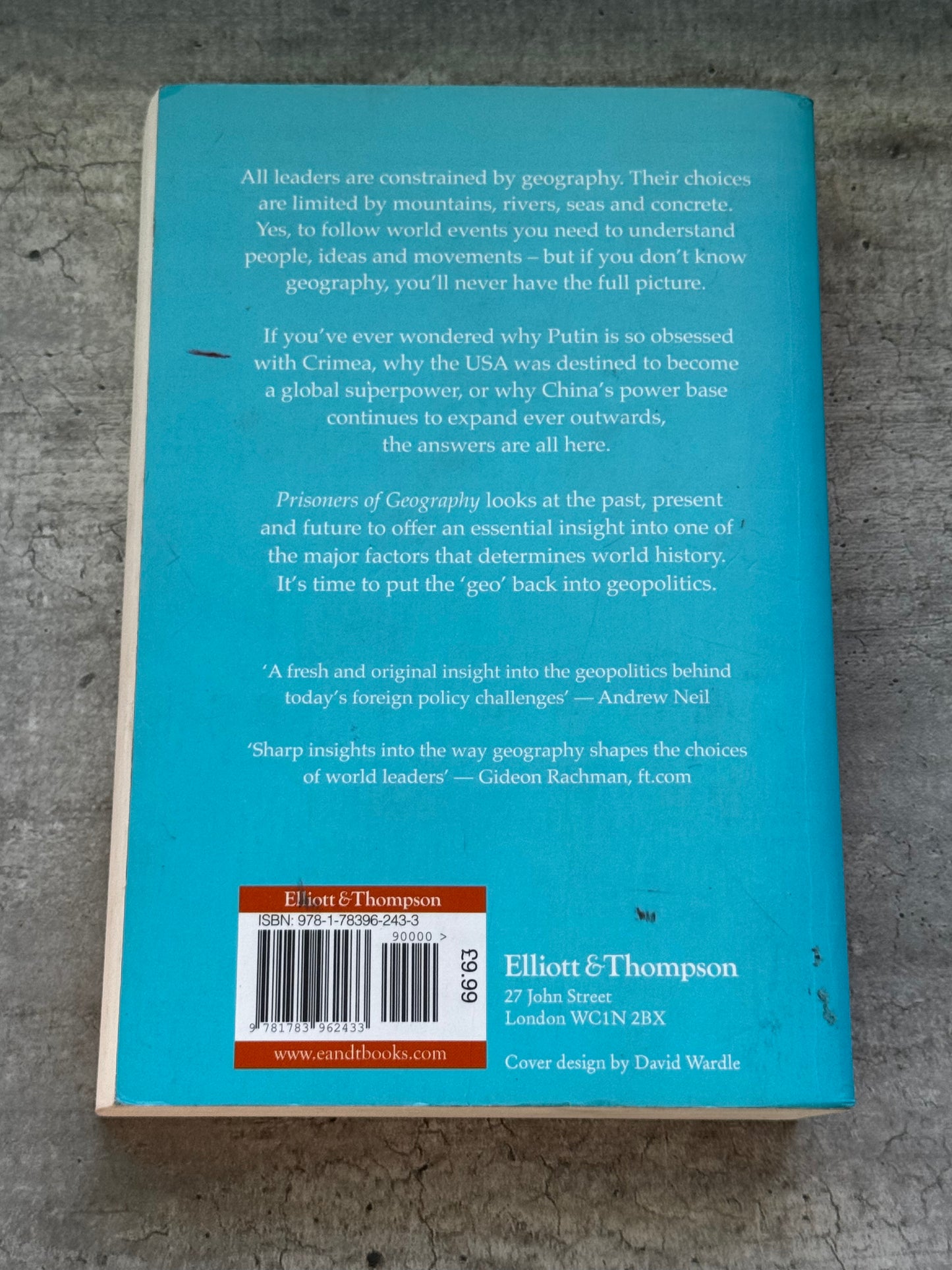 2016 - Prisoners Of Geography #1 - NM- - ENG 2