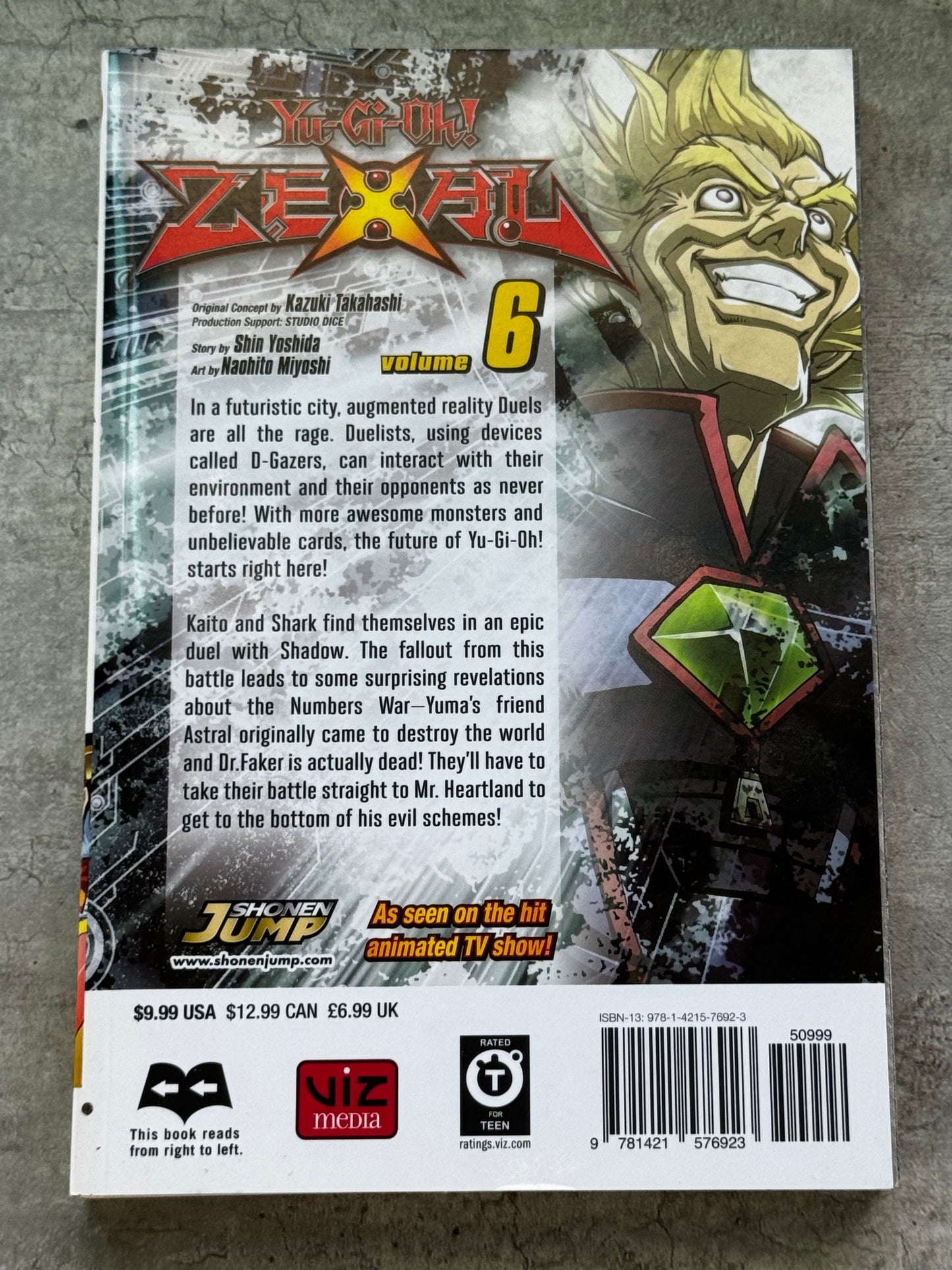 Yu Gi Oh Zexal #6 - NM- - ENG 2