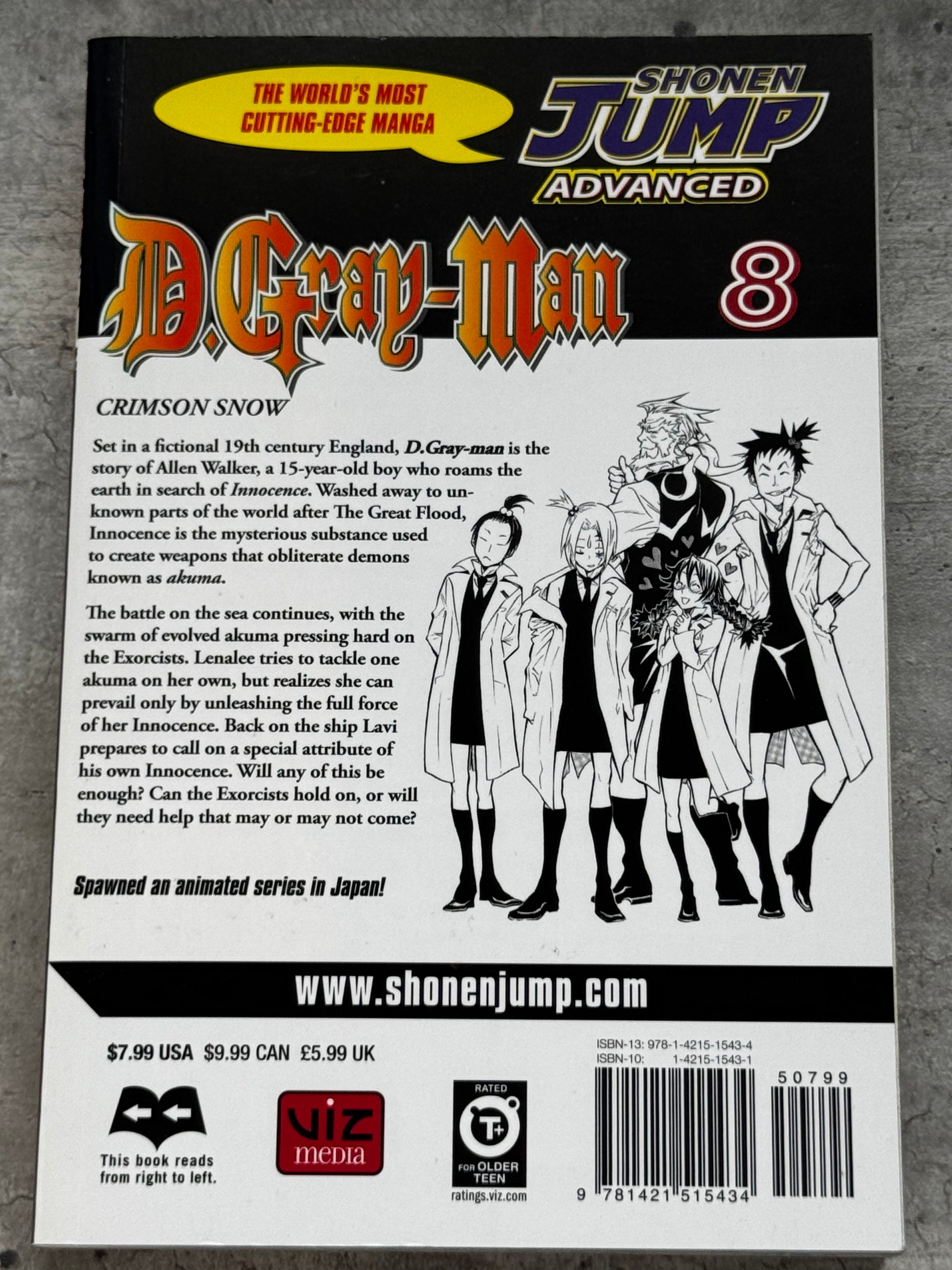 2008 - D.Gray-Man #8 - NM+ - ENG 2