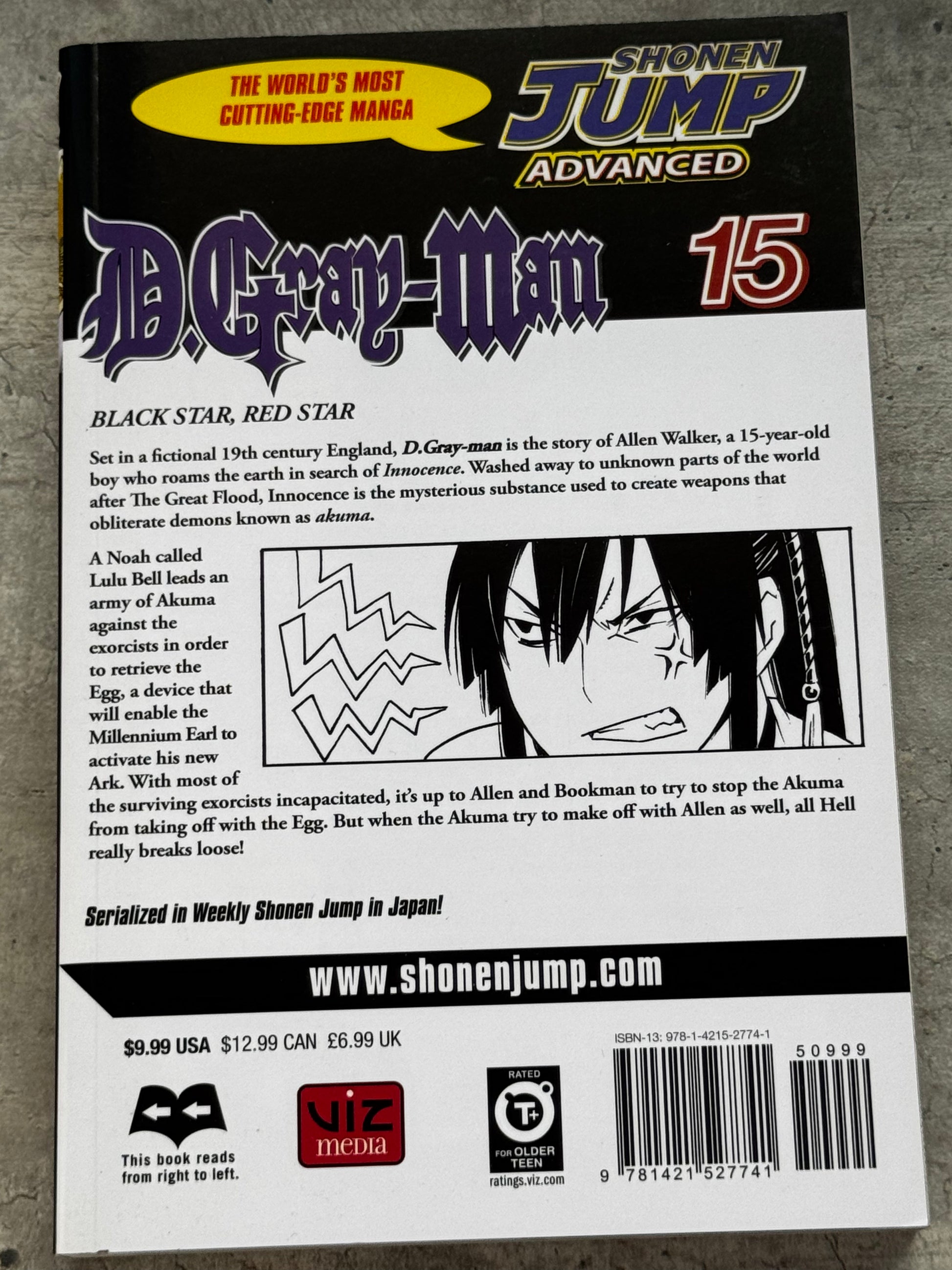 2009 - D.Gray-Man #15 - NM+ - ENG 2