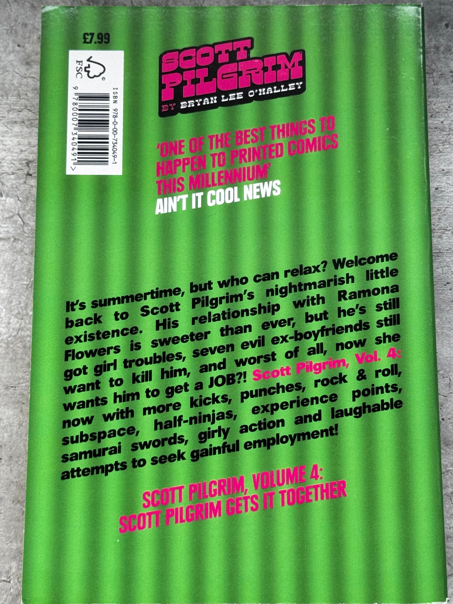 2010 - Scott Pilgrim #4 Var. GN - Scott Pilgrim Gets It Together - NM- - ENG 2