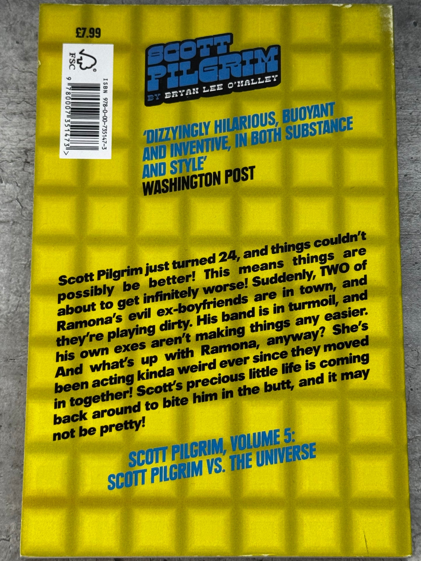 2010 - Scott Pilgrim #5 Var. GN - Scott Pligrim vs. the Universe - NM- - ENG 2