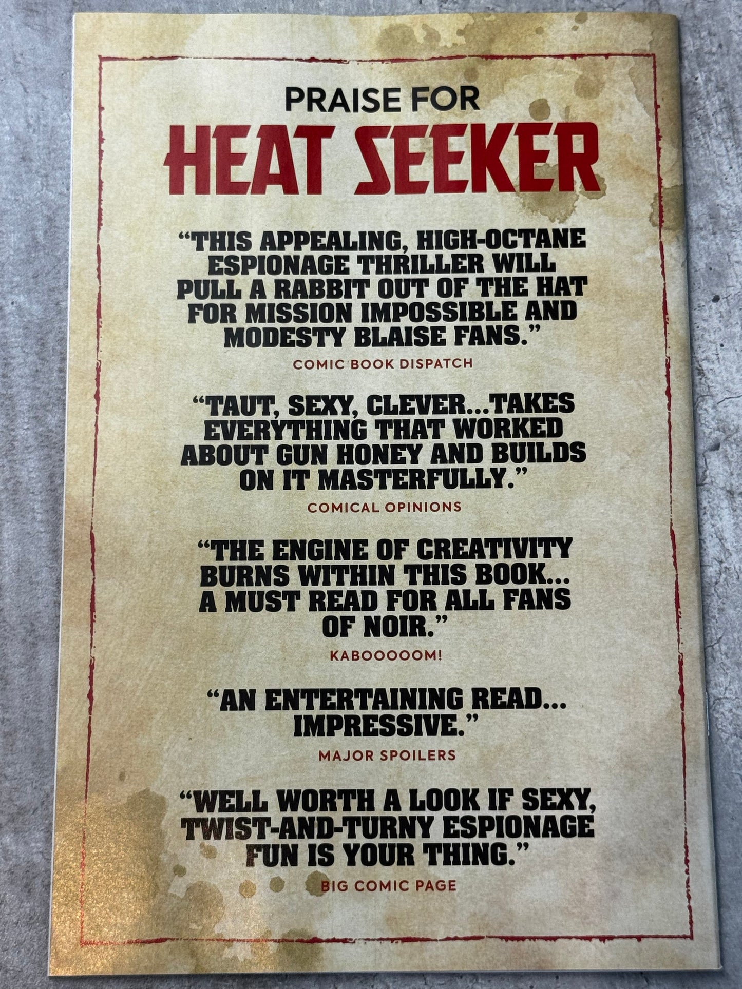 2025 - Heat Seeker: Combustion - A Gun Honey Series #4 Var. D - M - ENG 2