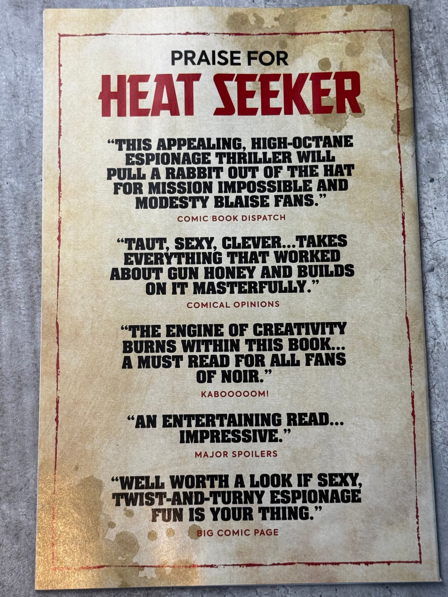 2025 - Heat Seeker: Combustion - A Gun Honey Series #4 Var. B - M - ENG 2