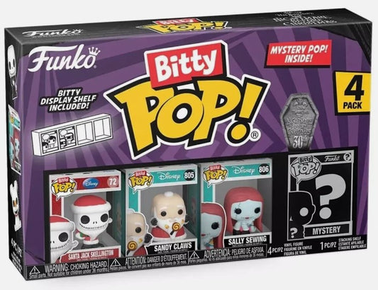 Funko Pop! Bitty Pop Santa Jack 4Pk - M 1
