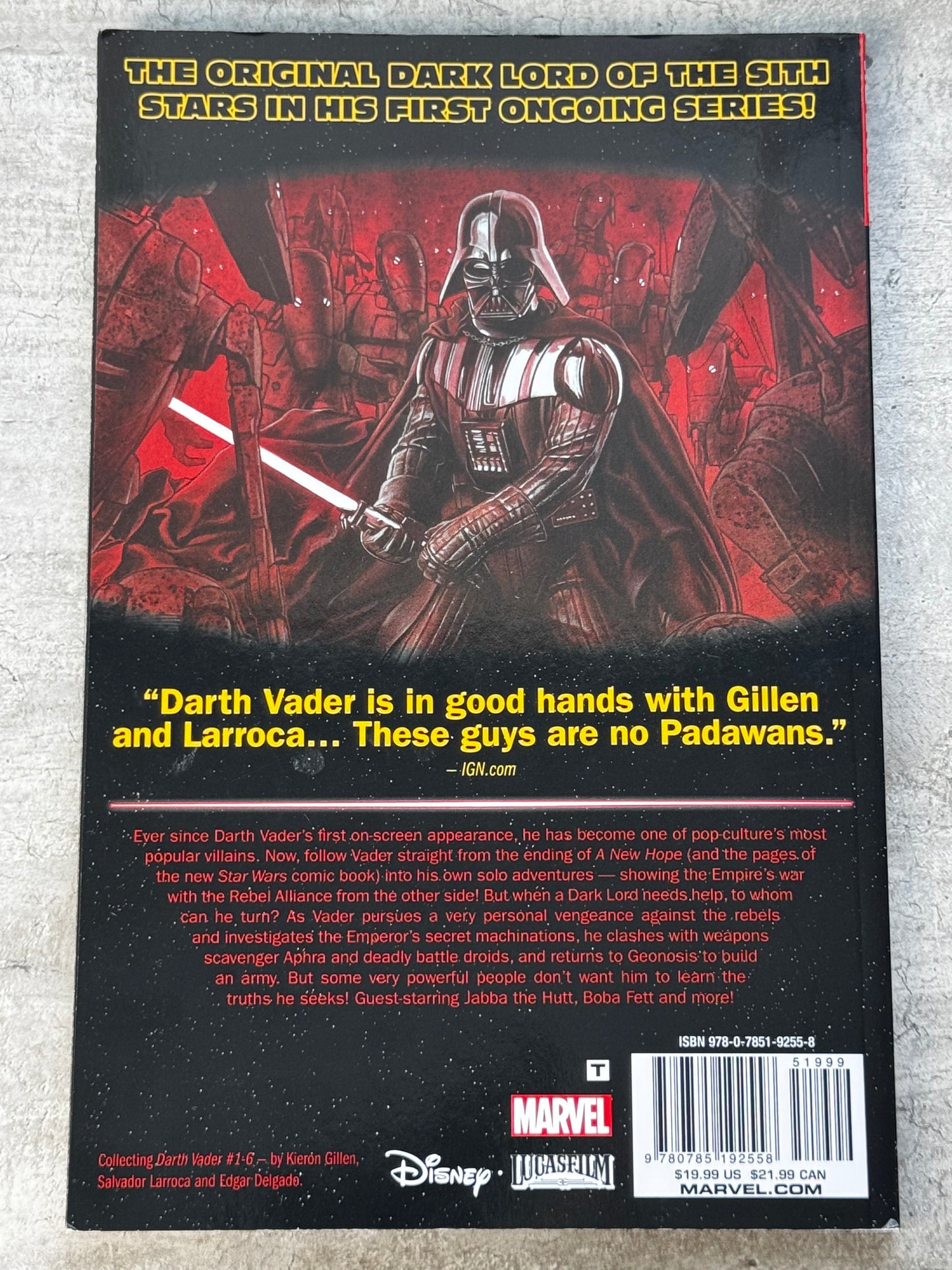 2015 - Star Wars: Darth Vader, Vol. 1 TP #1 - Vader - M - ENG