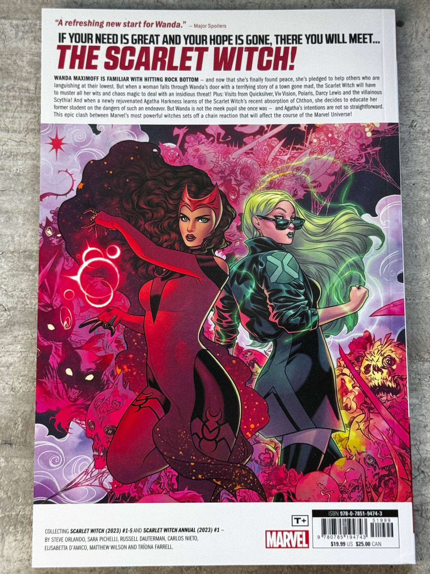 2023 - Scarlet Witch, Vol. 3 TP #1 - The Last Door - M - ENG