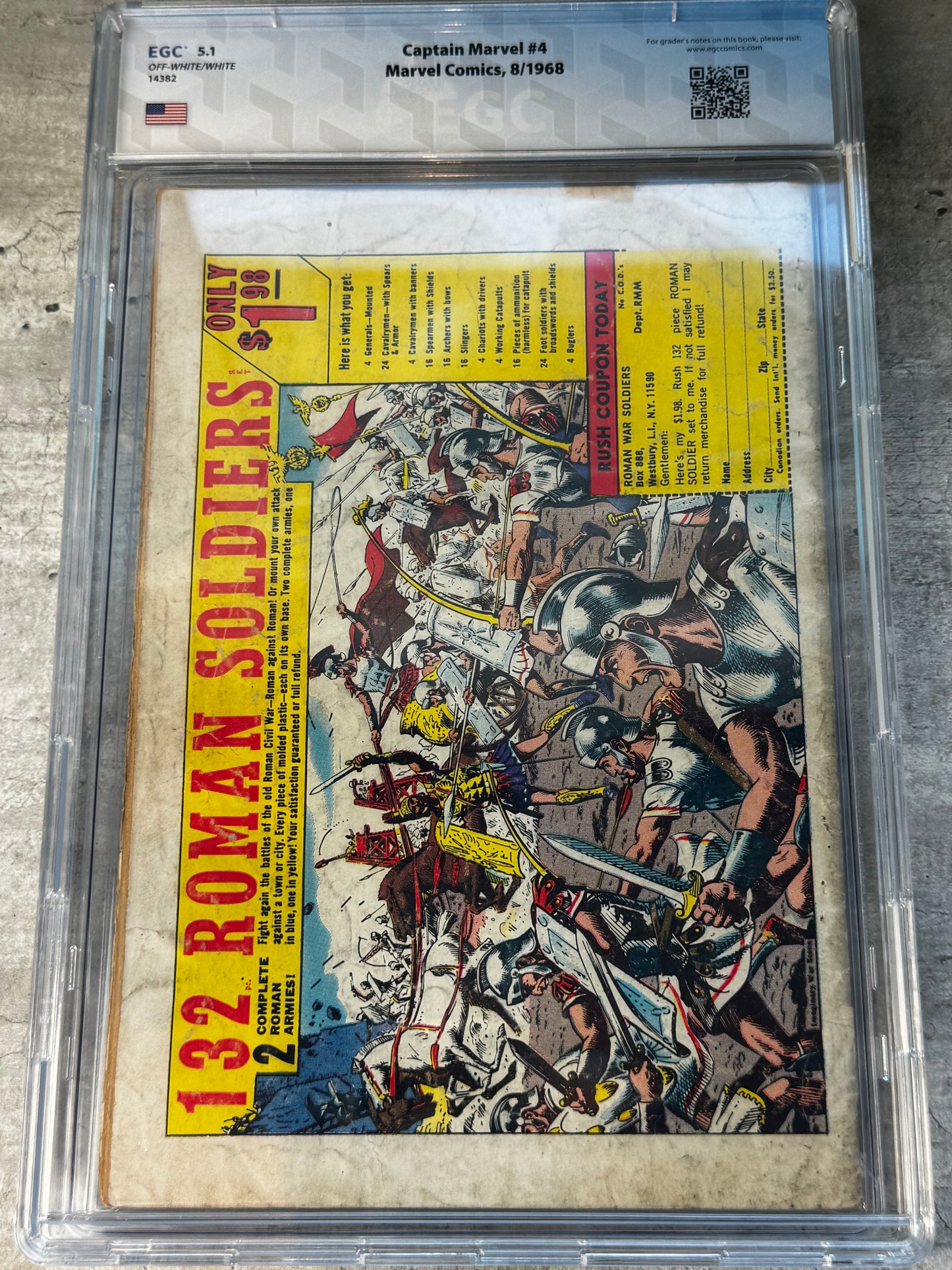 1968 - Captain Marvel, Vol. 1 #4 - The Alien and the Amphibian! - VG/F - ENG 2