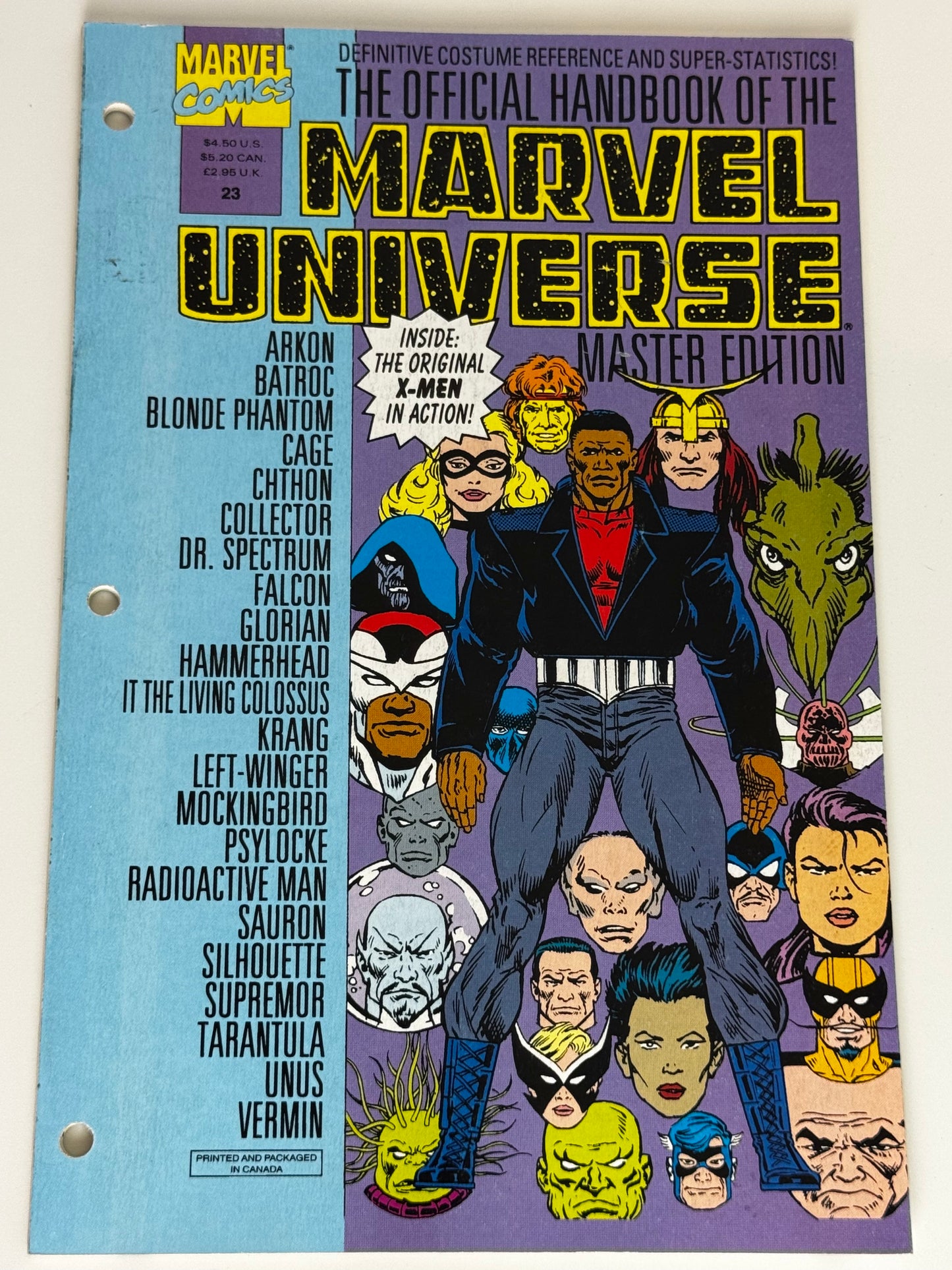 1992 - Official Handbook of the Marvel Universe: Mr. Ed. (Vol. 3) #23 - VF - ENG 1