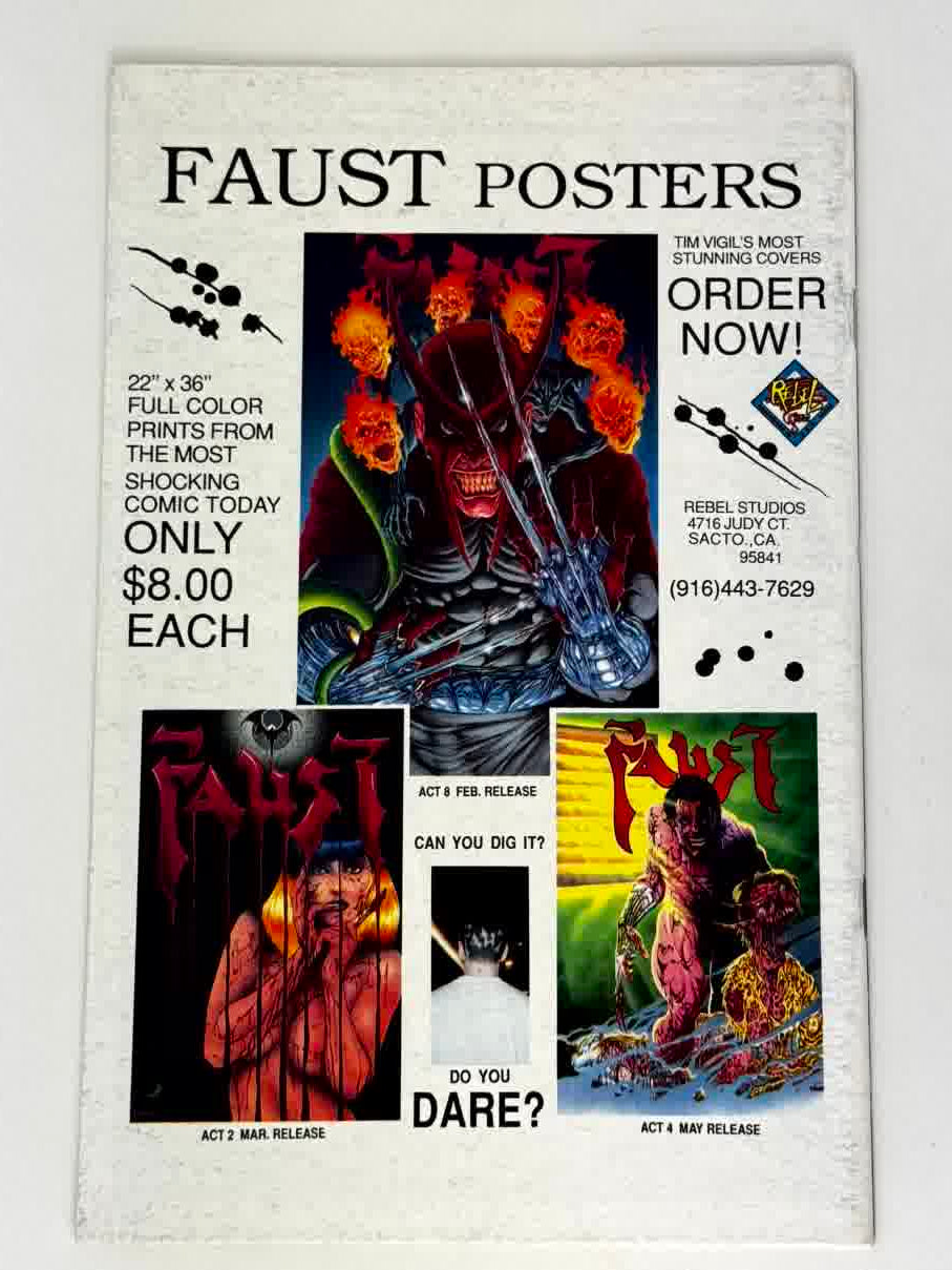 1993 - Faust, Vol. 2 #8 Var. B - NM- - ENG 2