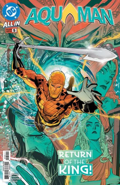 2025 - Aquaman, Vol. 9 #5 Var. A - Yeeaaah! Aahhh! Oh God! Oh God It's Eating My--! Ahhhh! - M - ENG 1