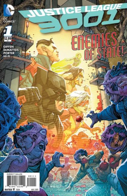 2015 - Justice League 3001 #1 Var. A - Catch a Falling Starro! - M - ENG - PRE-ORDER 1