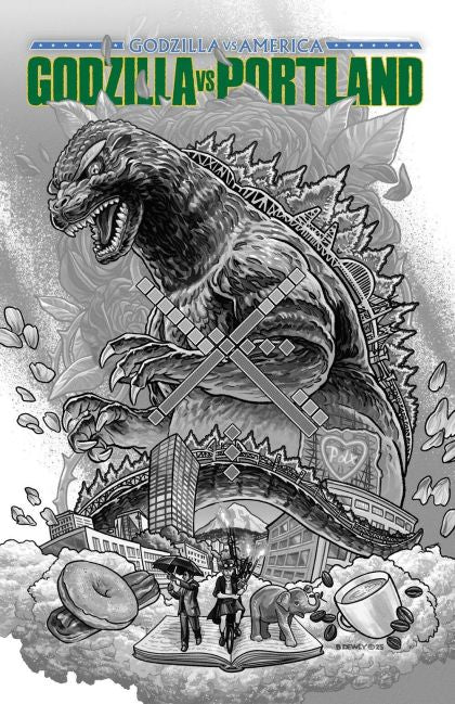 2026 - Godzilla vs. America: Portland #1 Var. F - M - ENG - PRE-ORDER 1