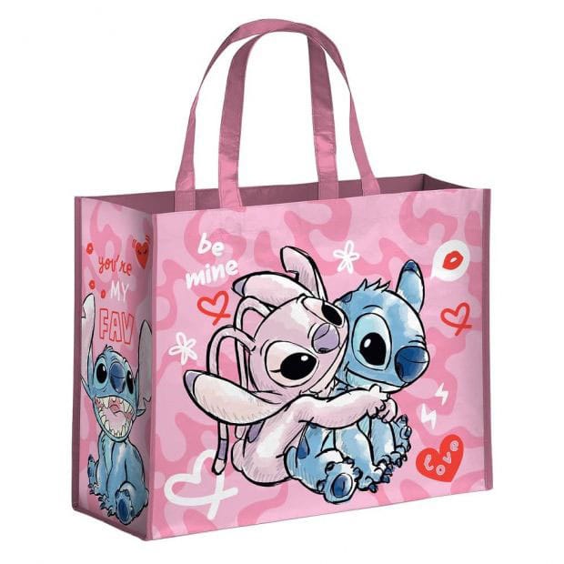 Lilo & Stitch Tote Bag Stitch & Angel - M 1