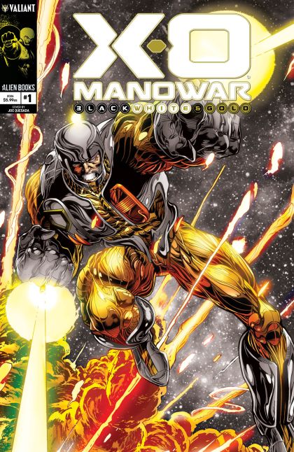 2026 - X-O Manowar Black, White & Gold #1 Var. B - M - ENG - PROMO 1