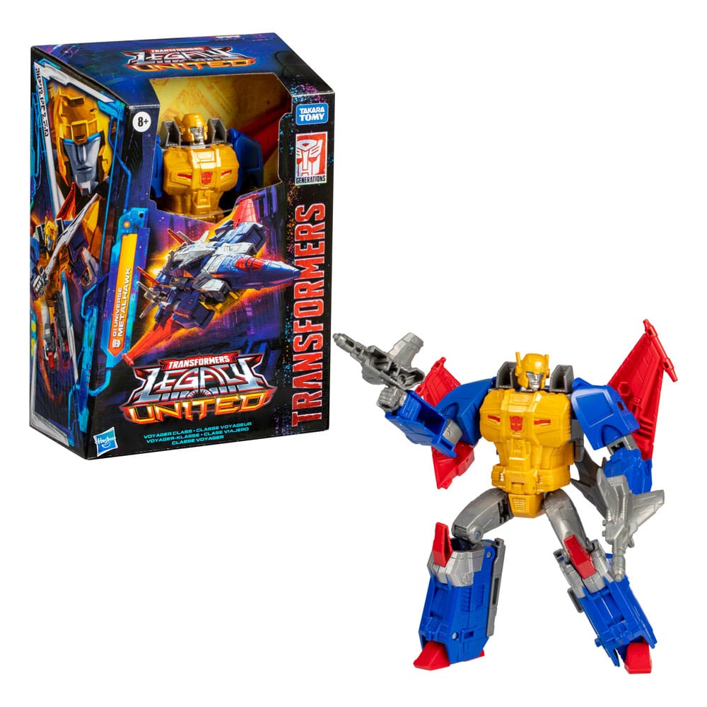 Transformers Legacy Voyager Act. Fig. G1 Universe Metalhawk 18 cm - M 3