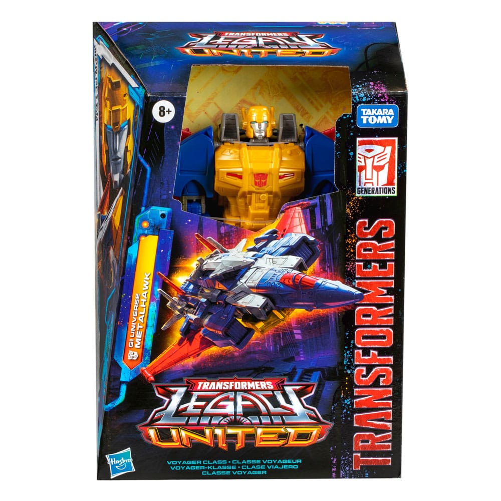 Transformers Legacy Voyager Act. Fig. G1 Universe Metalhawk 18 cm - M 4