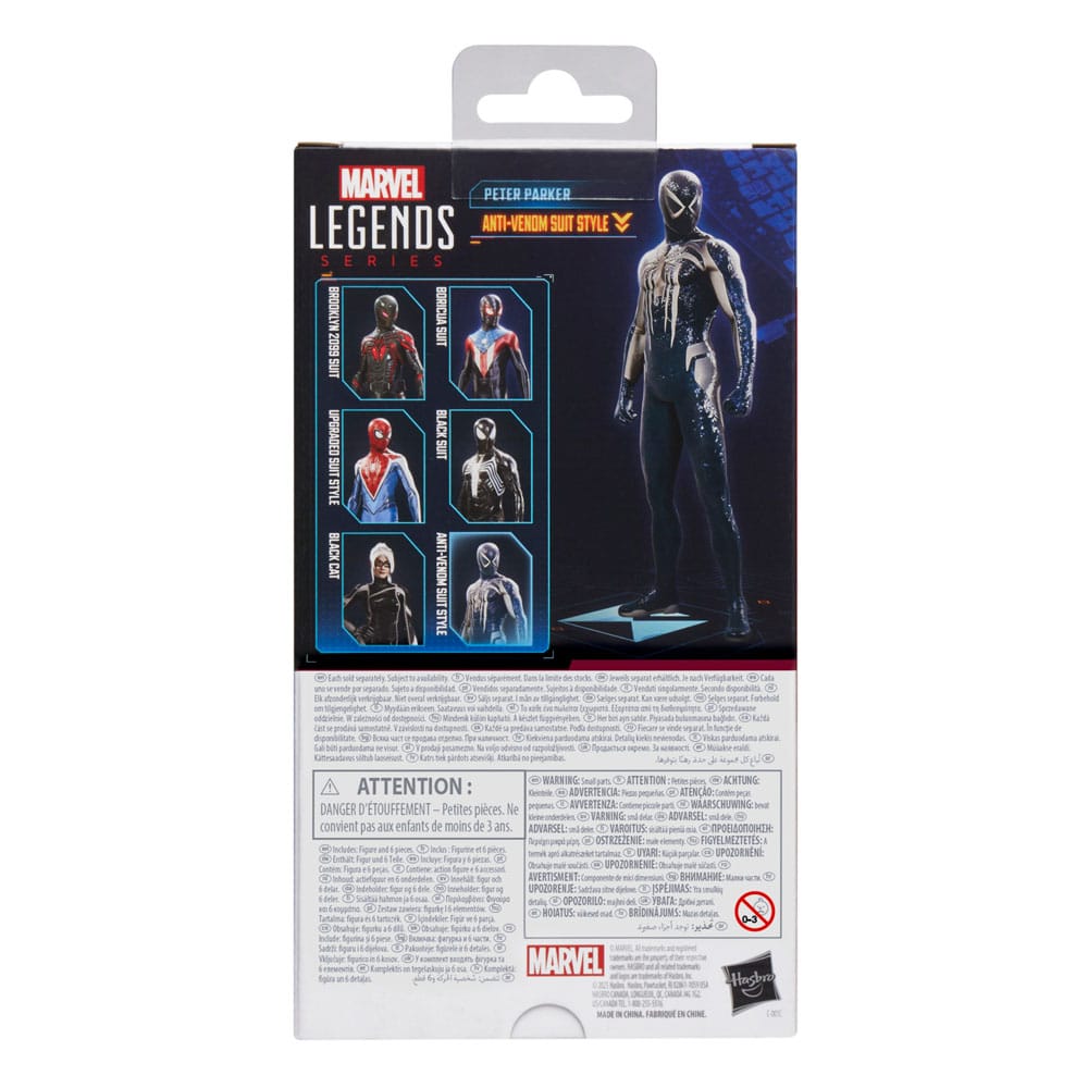 Spider-Man 2 Marvel Legends Gamerverse Action Figure Peter Parker (Anti-Venom Suit Style) 15 cm - M 6