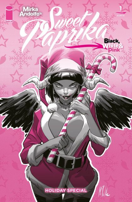 2025 - Mirka Andolfo's: Sweet Paprika - Black, White & Pink - Holiday Special #1 Var. D - M - ENG - PRE-ORDER 1