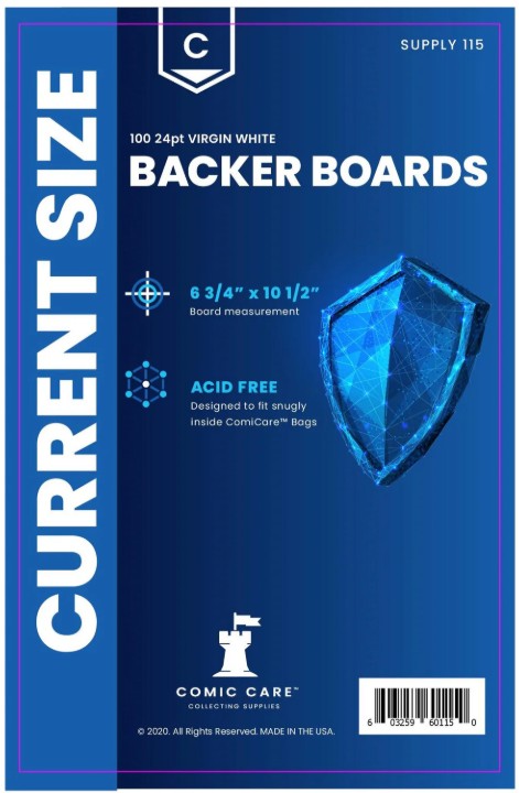 Comicare Current Boards (Pack Of 100) - M 1