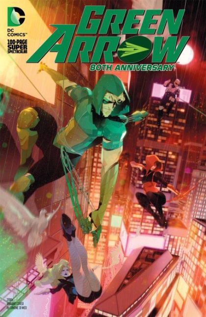 2021 - Green Arrow: 80th Anniversary 100-Page Super Spectacular #1 Var. I - The Disappearing Bandit / Punching Evil / Who Watches The Watchtower? / ...Just The Usual Sort Of Stuff / The Arrow And The Song / One / Green-Man And Autumn-Son / Star City Star / Happy Anniversary / The Sympathy Of The Woods / The Last Green Arrow Story - M - ENG - PRE-ORDER 1