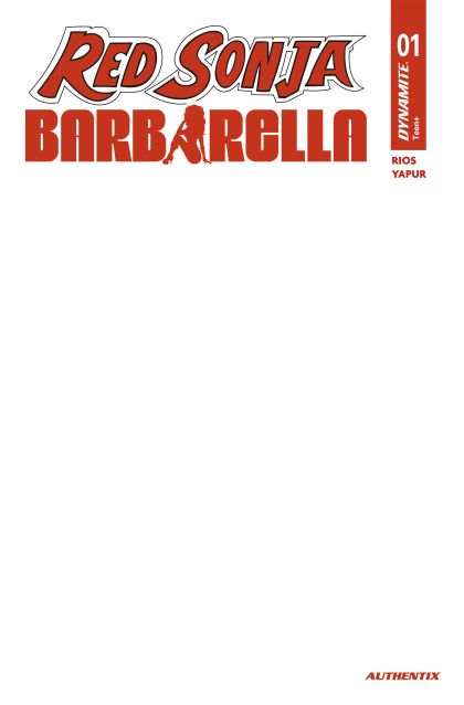 2026 - Red Sonja / Barbarella #1 Var. H - M - ENG - PROMO 1