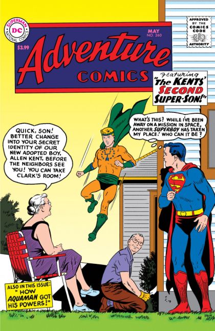 2023 - Adventure Comics, Vol. 1 #260 Var. B - The Kents' Second Super-Son! / How Aquaman Got His Powers / Green Arrow's New Partner! - M - ENG - PRE-ORDER 1