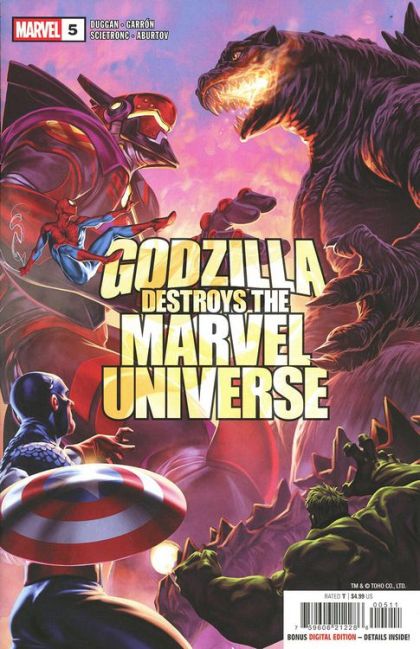 Godzilla Destroys the Marvel Universe #5 Var. A - M - ENG