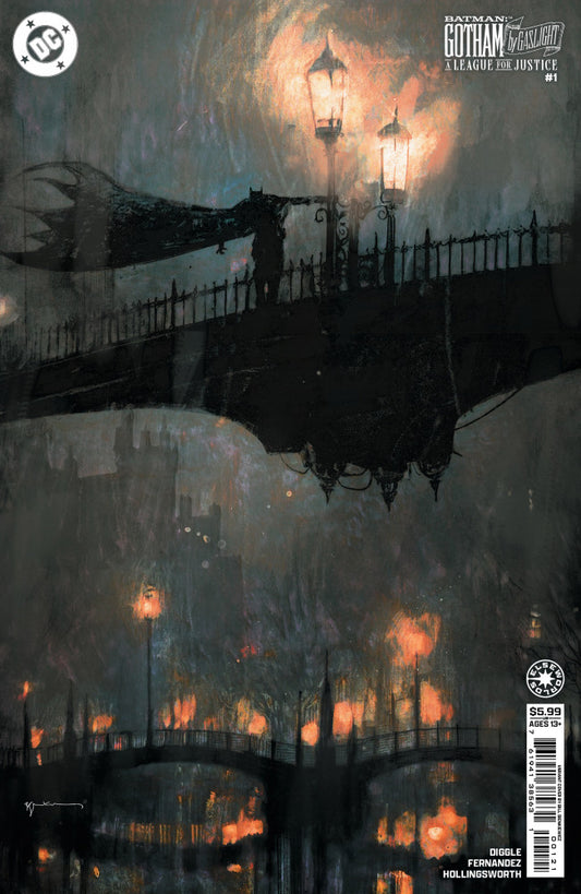 2025 - Batman: Gotham a la luz del gas - Liga de la Justicia #1 Var. C - M - ING